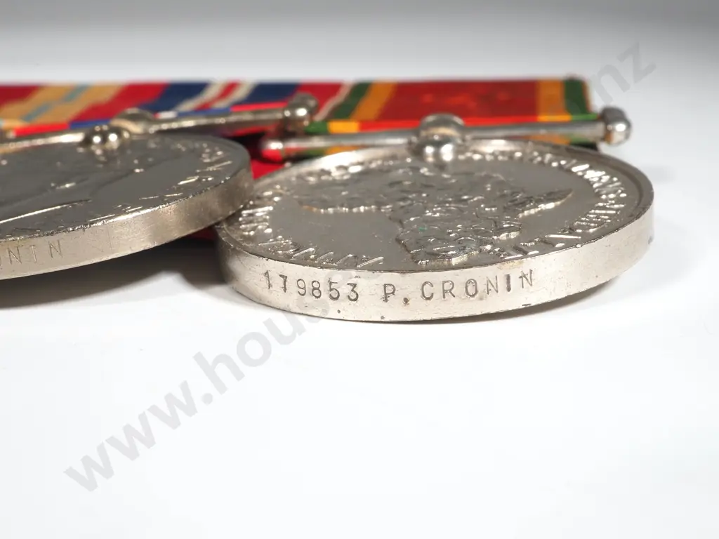 WW2 South Africa Group of 4 to Sgt Patrick Cronin South African Rifles Image 1++
