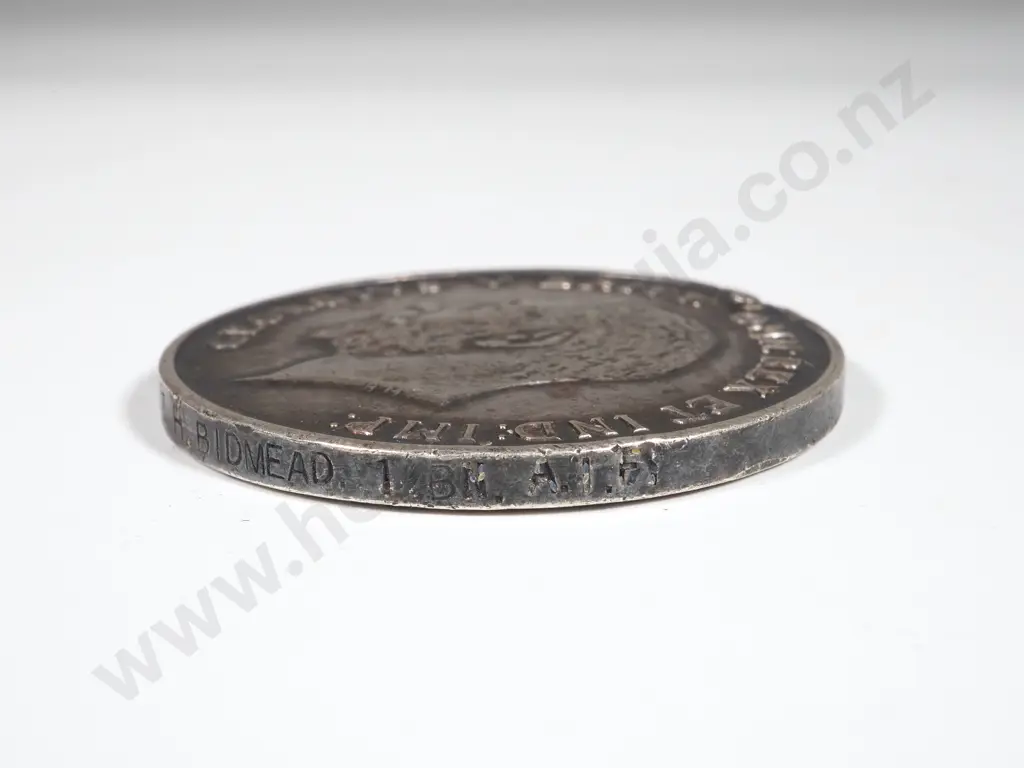 WW1 BWM Disk Only to 1515 Pte H Bidmead 1 Battalion AIF Image 1++