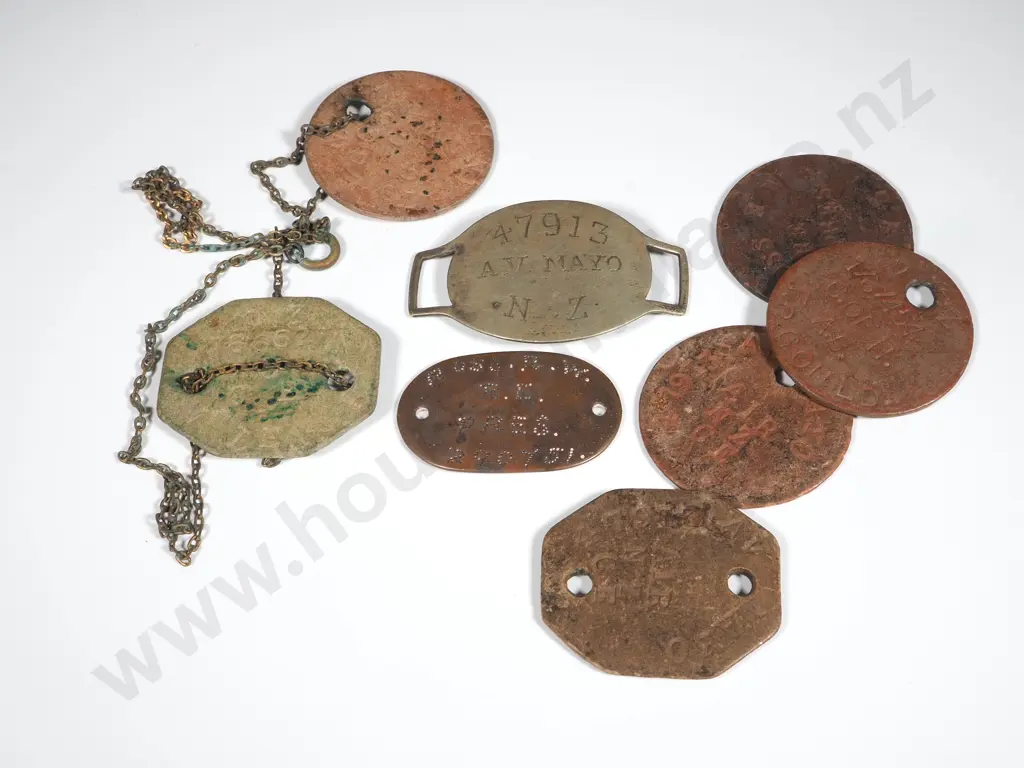 Assorted Collection of Dog Tags Image 1++