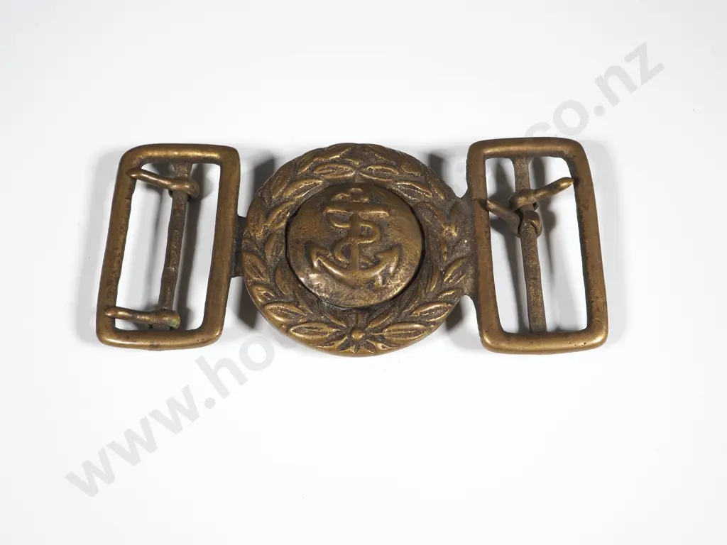 WW2 Royal Australian Navy Sword Belt Buckle Image 1++