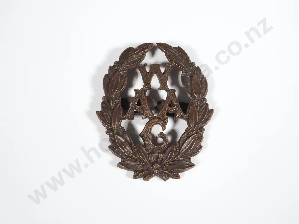 WW1 WAAC Cap Badge in Bronze Image 1++