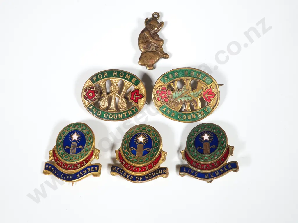 Five New Zealand Federated Farmers Womens Division Badges Image 1++