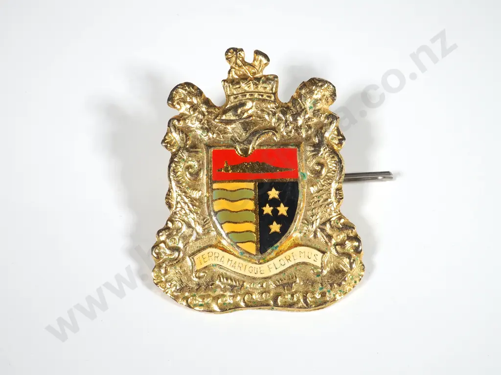 Auckland Harbour Board Special Constable Cap Badge Image 1++