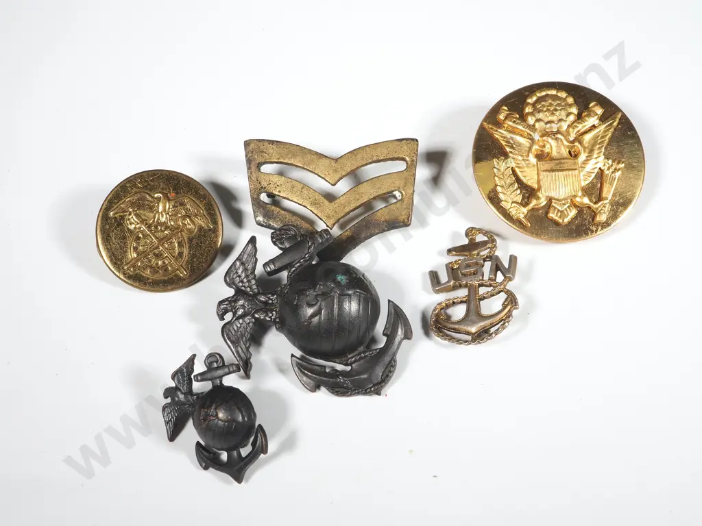 Assorted U.S.A. Military Badges Image 1++