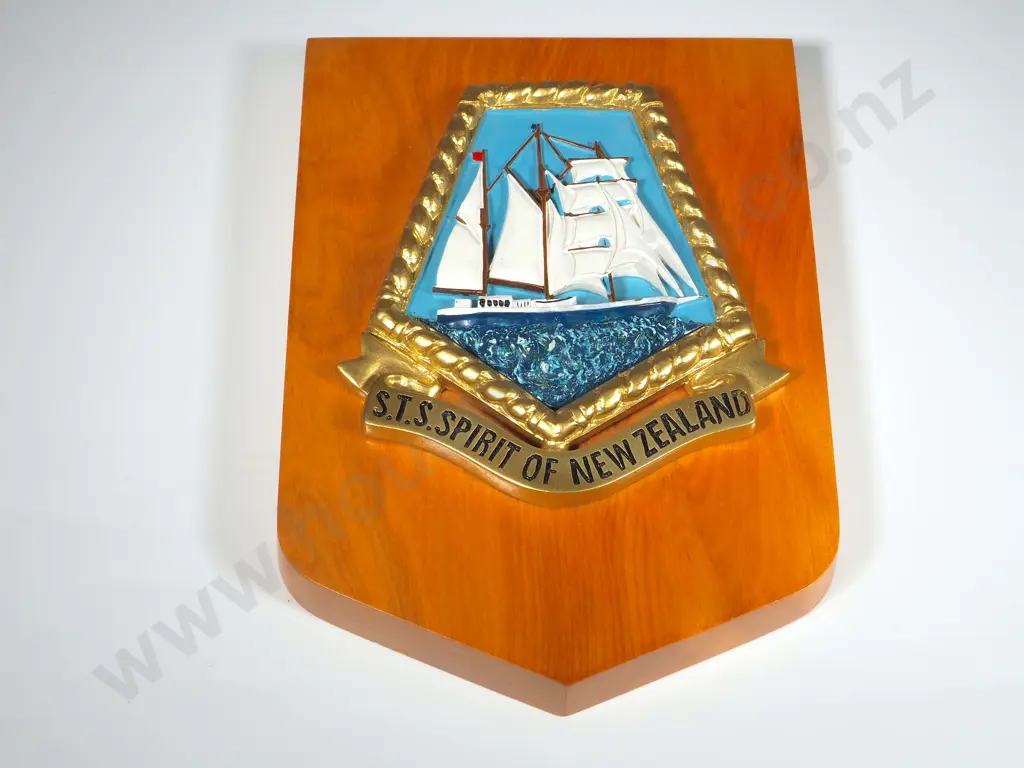 S.T.S Spirit of New Zealand Wall Plaque Image 1++