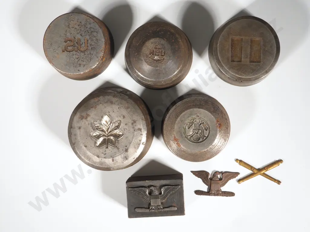 Assorted Lot of U.S. Military Badge Dies Image 1++
