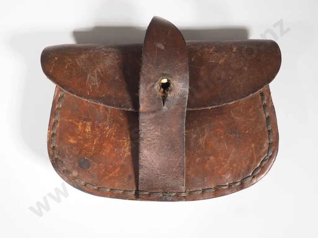 Vintage Leather Expense Pouch Image 1++