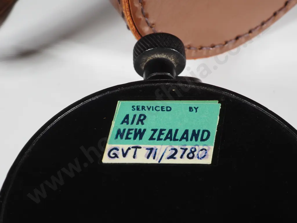 Compensated Aneroid Barometer In A Black Lacquered Case. No. 4024. Maker  CF Castella &Co London Image 1++