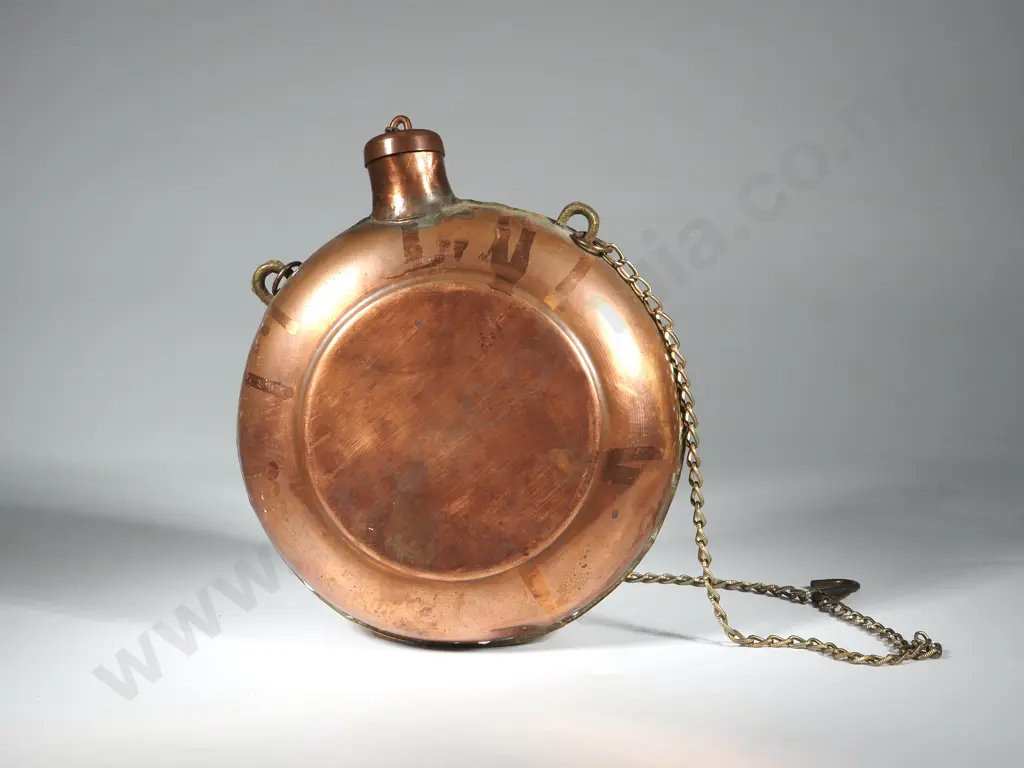 Circular Copper Water Bottle Image 1++