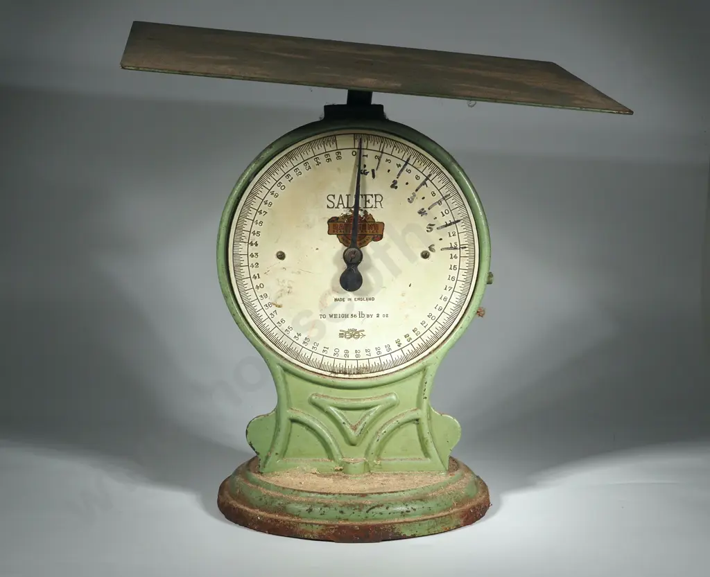Large Vintage Salter Scales Image 1++