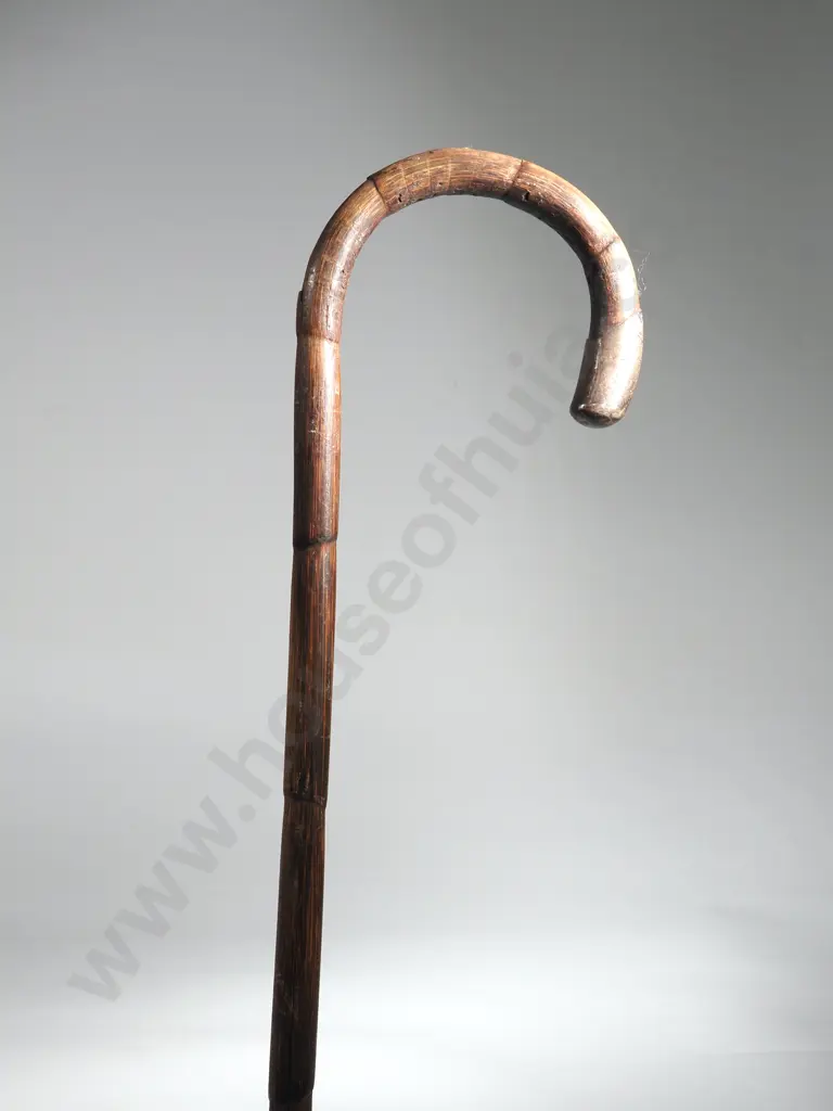 Vintage Sterling Silver Topped Walking Stick Image 1++