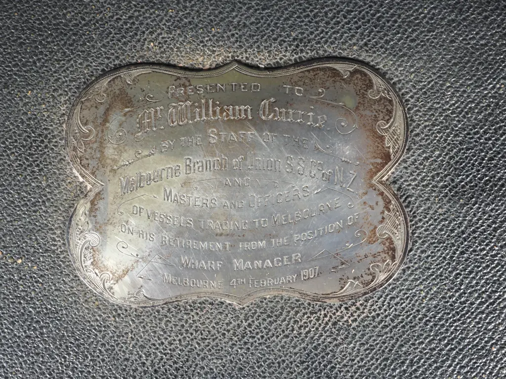 Important Cased Sterling Silver & Wedgewood Presentation Tea Set to Mr William Currie Image 1++