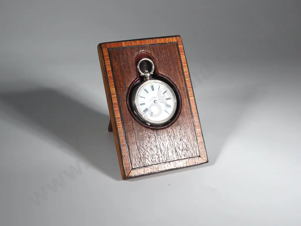 Sterling Silver Pocket Watch & Stand  Image 1++