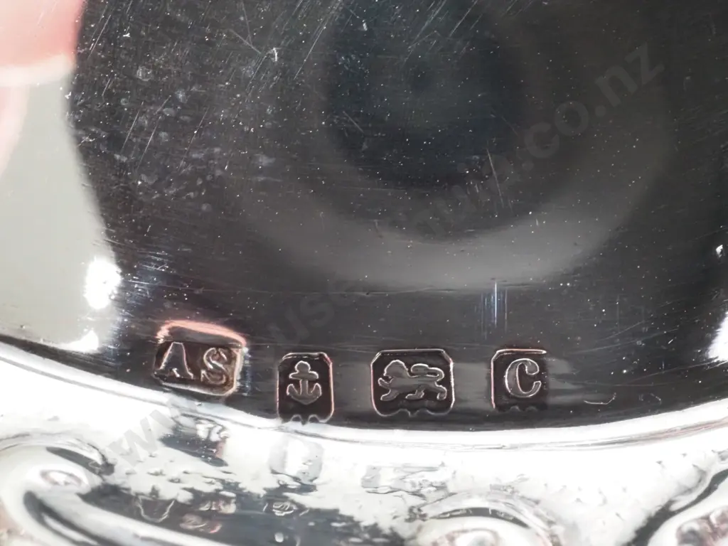 Two Pierced Oval Sterling Silver Bon Bon Dishes. Birm 1902 Image 1++