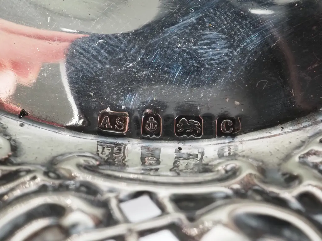 Two Pierced Oval Sterling Silver Bon Bon Dishes. Birm 1902 Image 1++