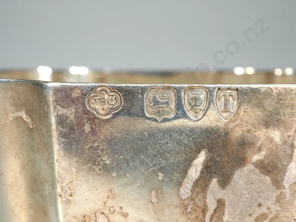 Sterling Silver Fluted Bowl. London 1894 Image 1++