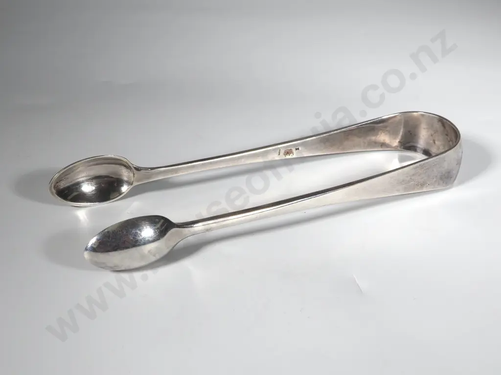 Sterling Silver Sugar Tongs Image 1++