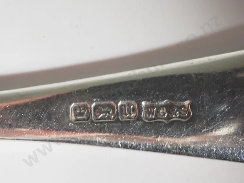 Sterling Silver Bread Fork - English Hallmarks Image 1++