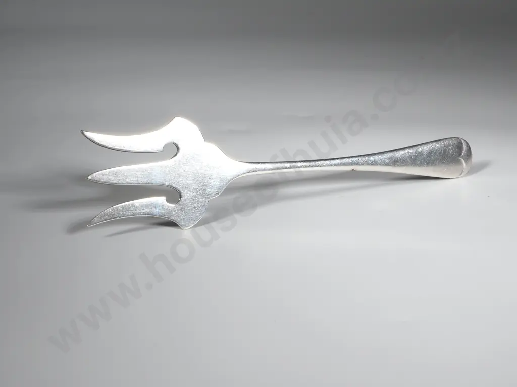 Sterling Silver Bread Fork - English Hallmarks Image 1++