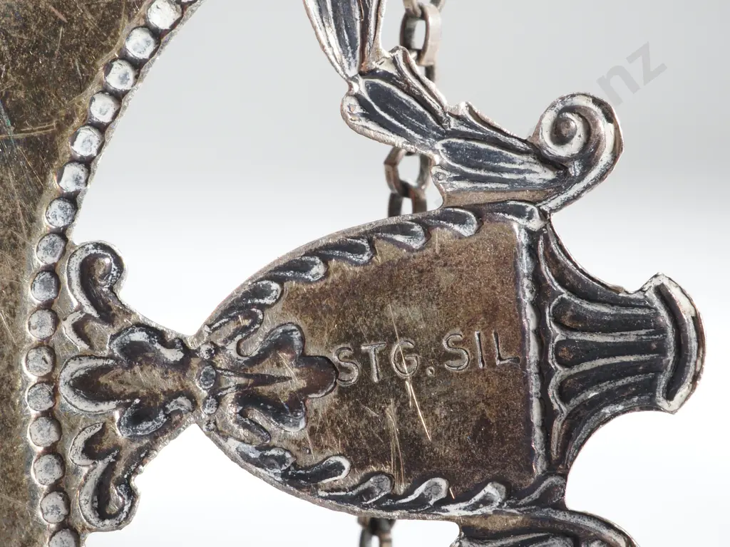 Sterling Silver Whisky Label  Image 1++