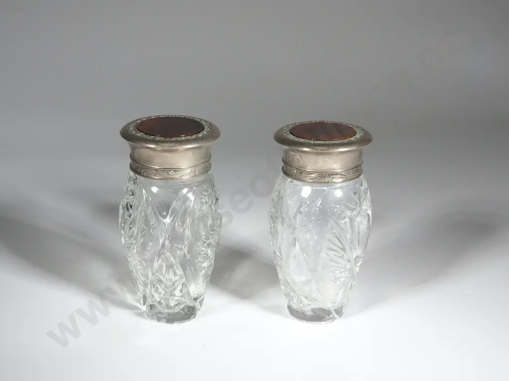 Two Glass Perfume Bottles Image 1++