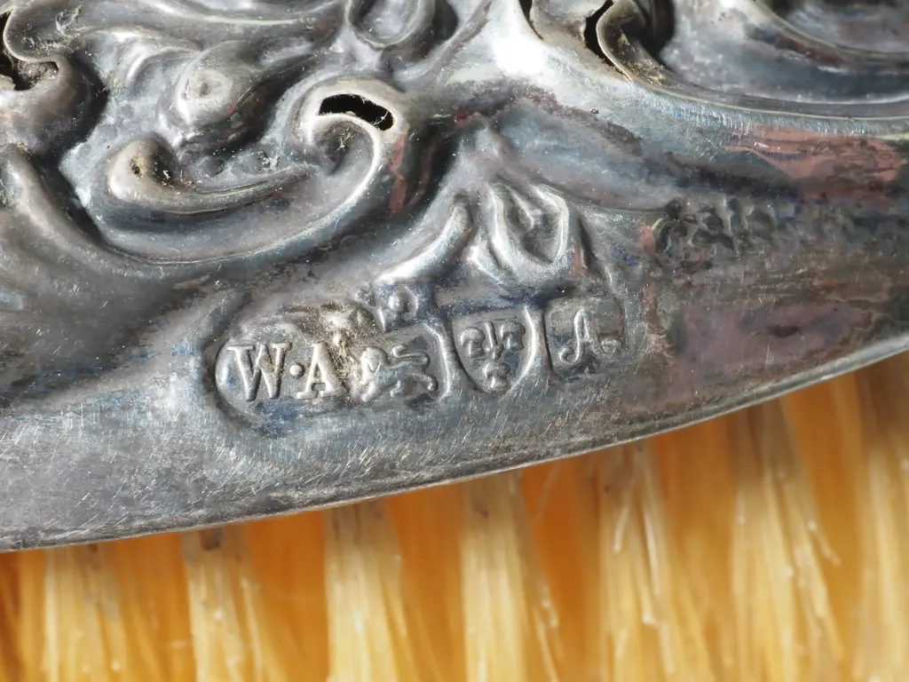 Two Sterling Silver Hairbrushes. Image 1++