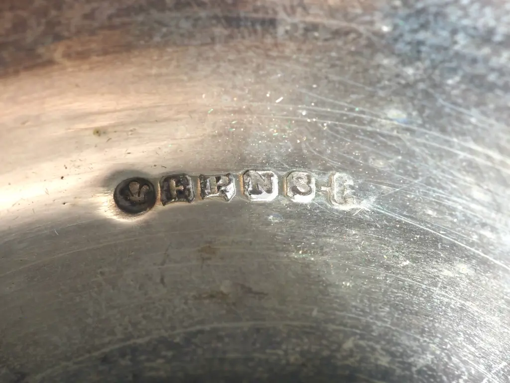 One Boxed S/P Napkin Ring. Image 1++