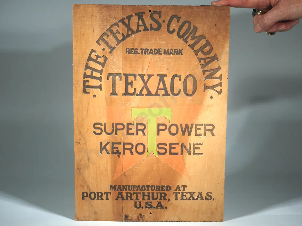Vintage Texaco Crate End  Image 1++