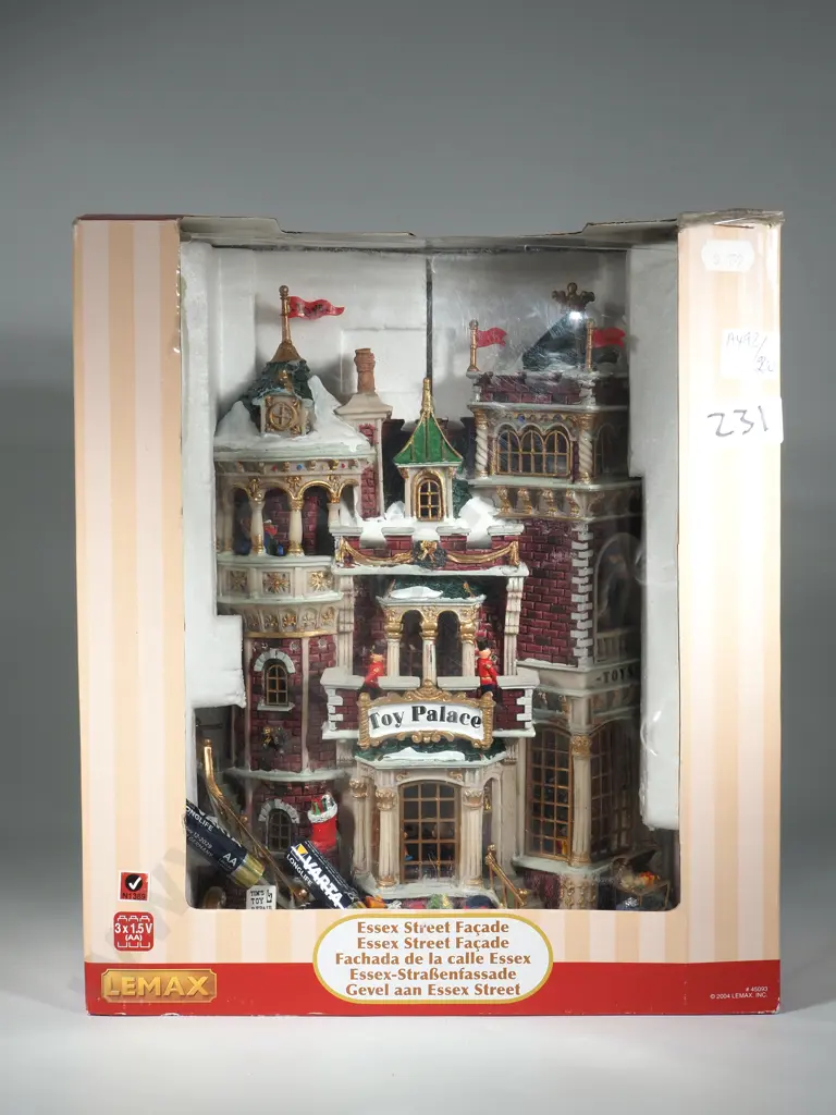 Lemax Village Collection Model - Essex Street Facade 'Toy Palace'. Image 1++