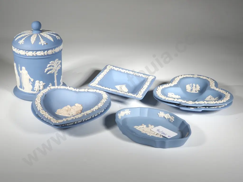 Large Mixed Lot of Blue Jasper Wedgwood Image 1++