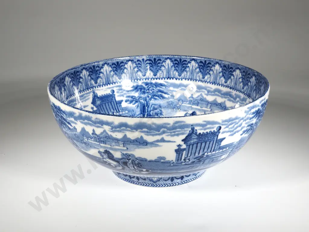 Cauldon Blue & White In The Arcadian Chariot Pattern  Image 1++
