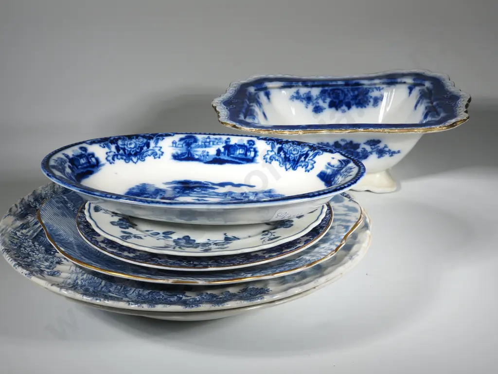 Assorted Lot of Blue & White China Image 1++