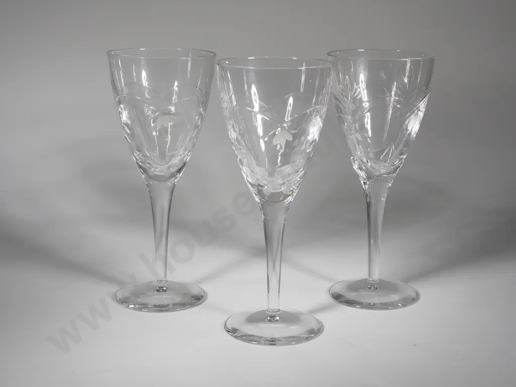 Three Royal Doulton Wine Glasses Image 1++