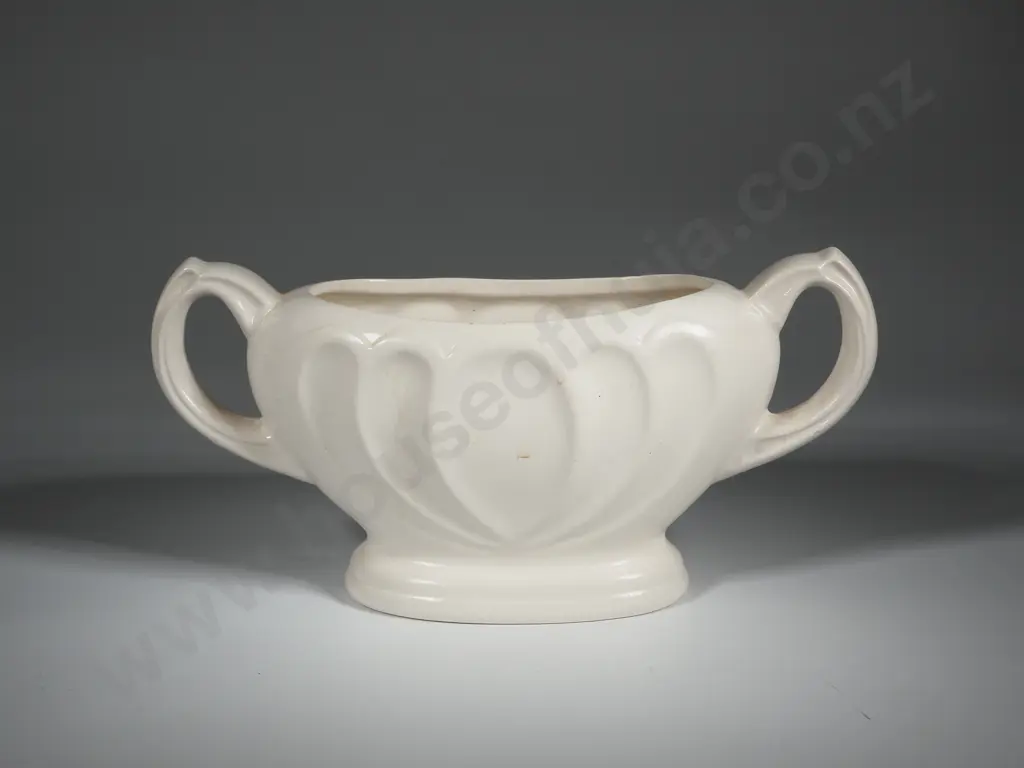 English Cream Trough Vase Image 1++