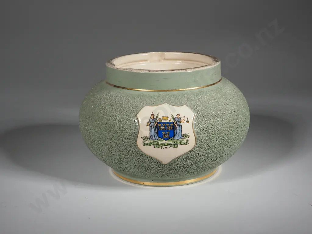 Moorcroft Macintyre Tobacco Jar (Minus Lid) Coronation of King George V Image 1++