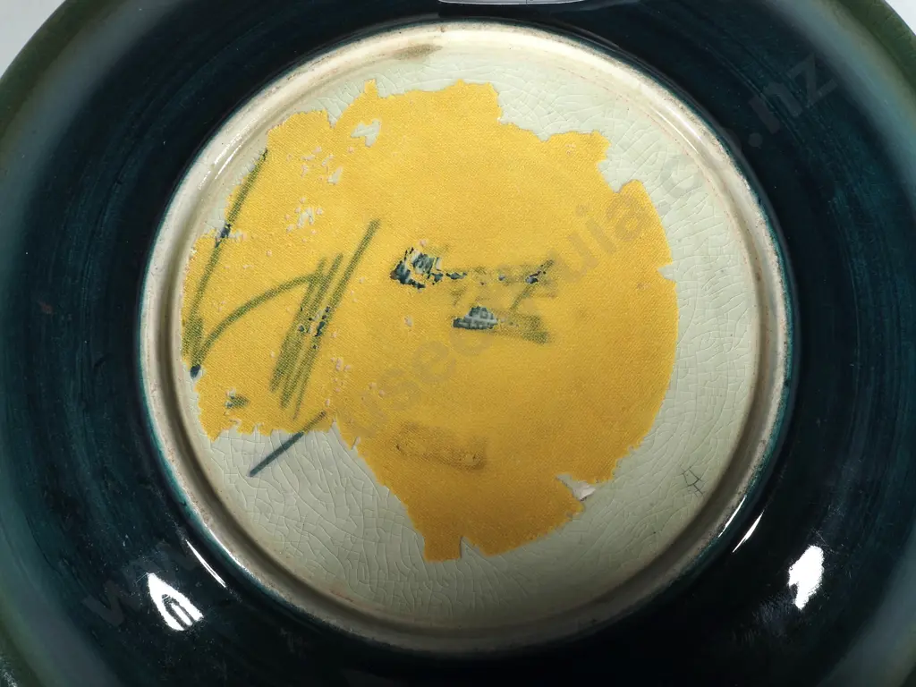 Moorcroft Plate w Small Chip & Repair Image 1++