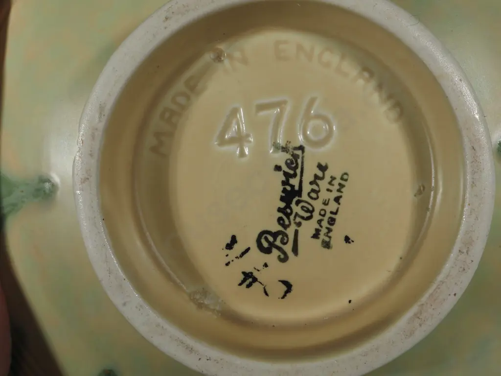 Beswick Basket Vase. Impressed Number 476  Image 1++