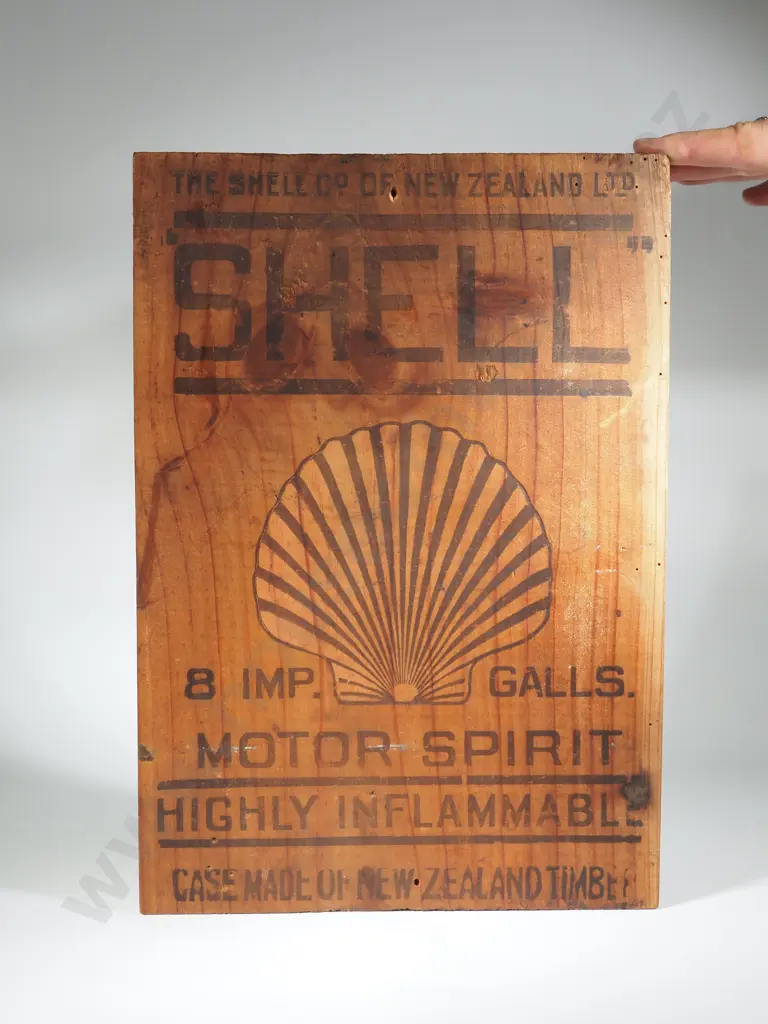 Shell Motor Spirit Crate End  Image 1++