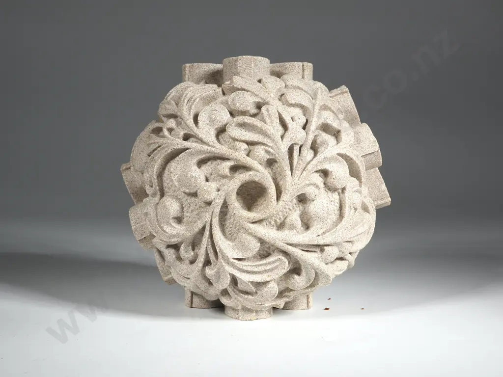 Carved Stone Cathedral Roof Boss Keystone Souvenir Image 1++