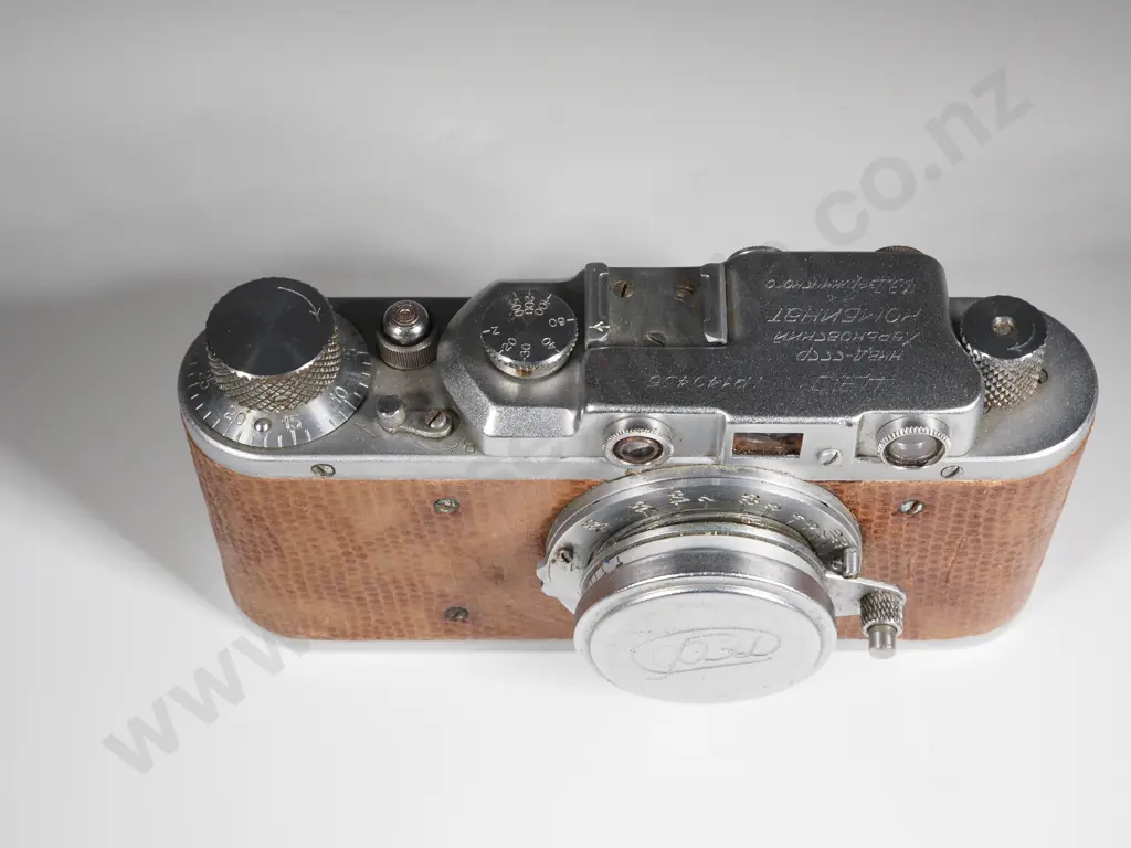 Vintage TCBBC FED- C 1:35 Rangefinder F=50mm Engraved Camera Image 1++