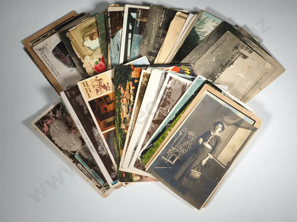 Bag of Vintage Post Cards. Image 1++