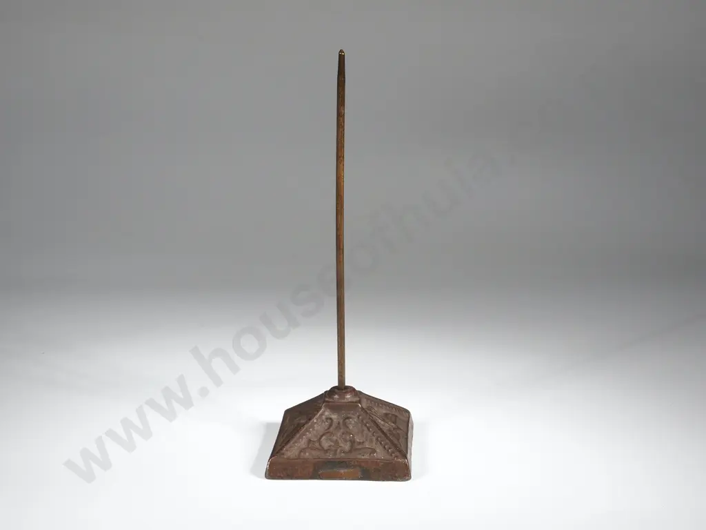 Vintage Metal Receipt Spike. Stamped 1659 To Base  Image 1++