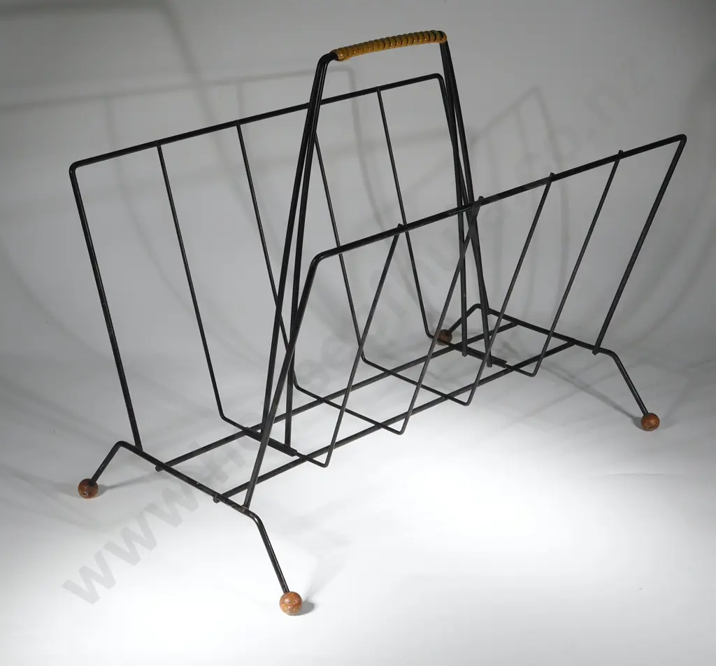 Mid Century Atomic Magazine Rack. Image 1++