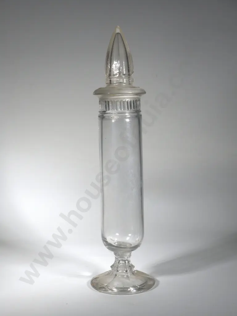 Antique 380mm Glass Apothecary  Display  Jar Image 1++