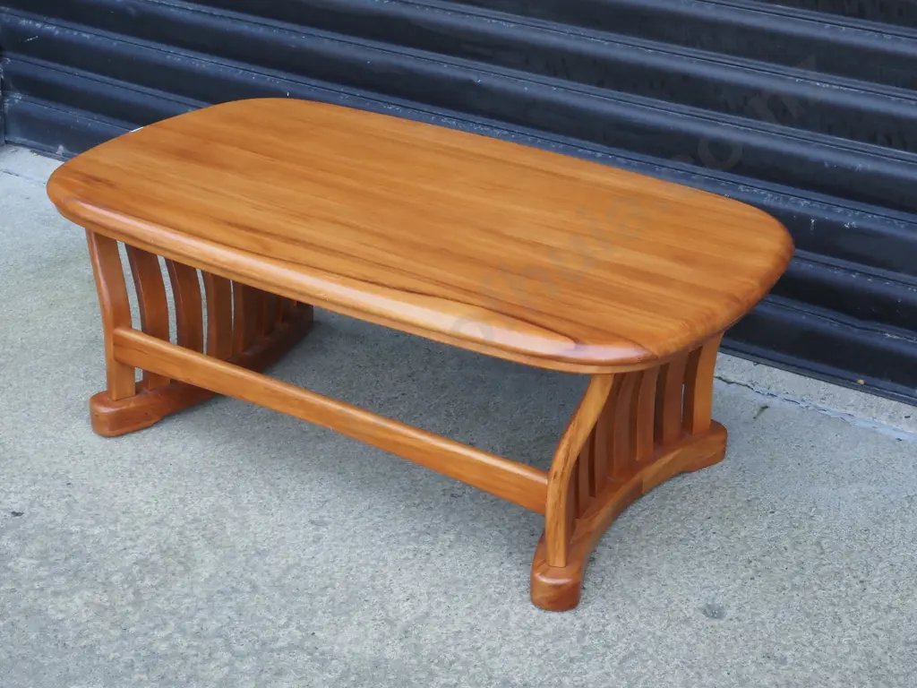 Sorenmobler 'Riviera' Heart Rimu Coffee Table Image 1++