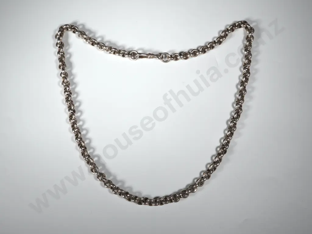 Heavy Sterling Silver Belcher Link Chain Image 1++