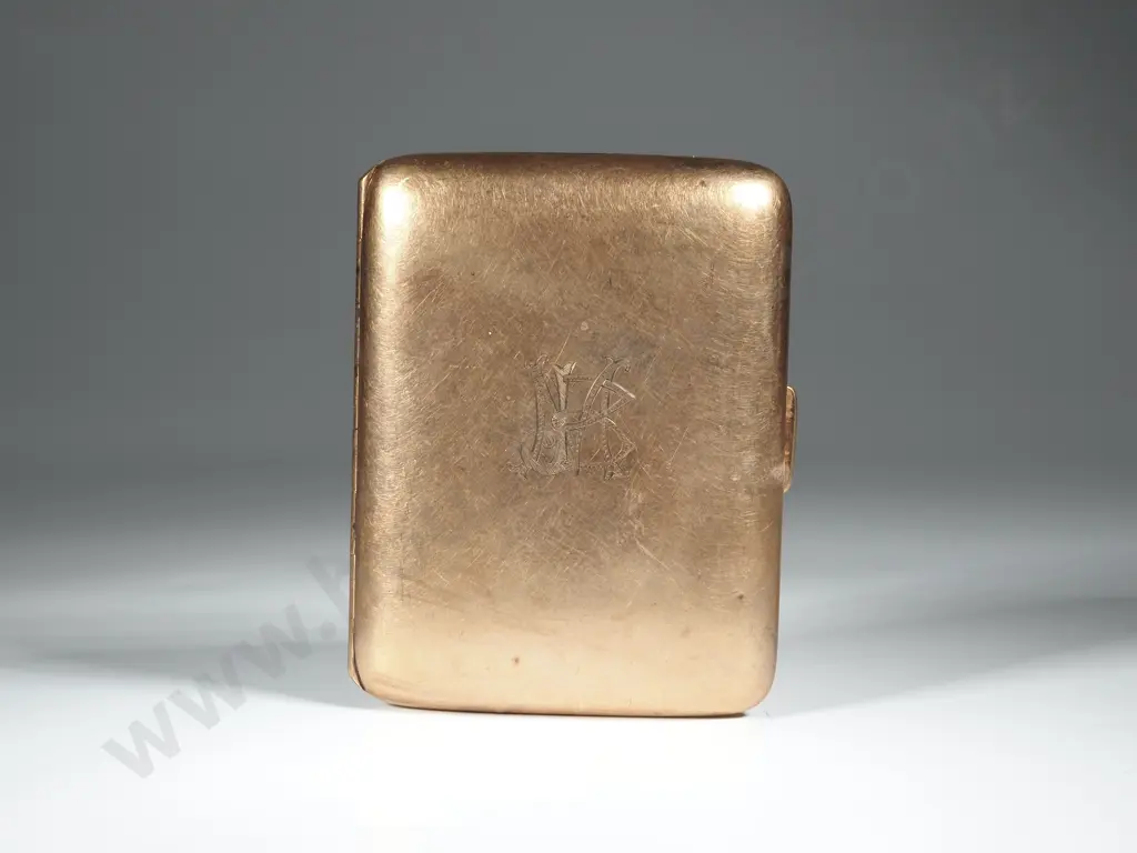 Rolled Gold Cigarette Case Image 1++