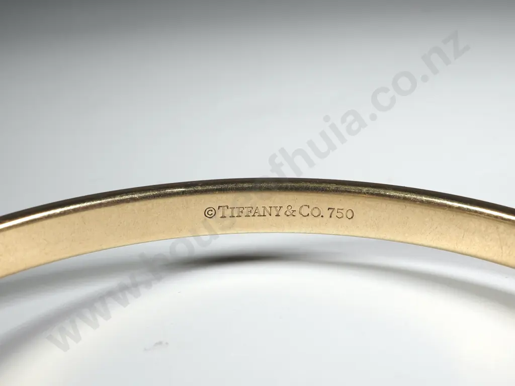 Tiffany & Co 18ct Gold & Sterling Silver Double Bangle Image 1++
