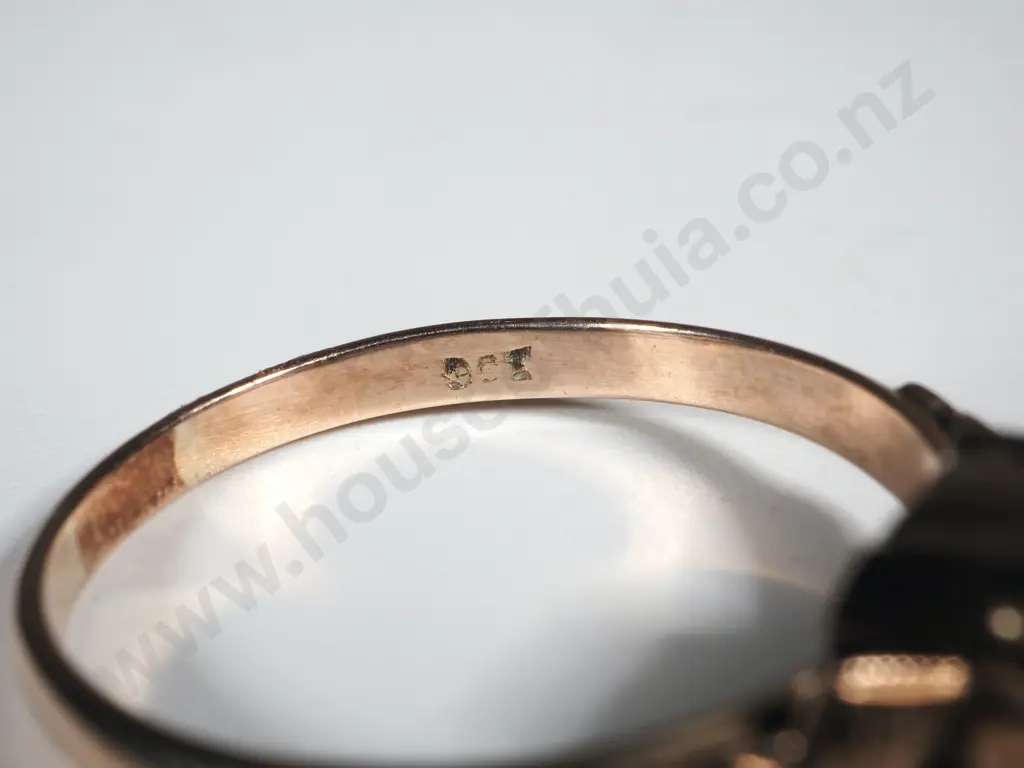 9ct Rose Gold Antique Opal Ring Image 1++