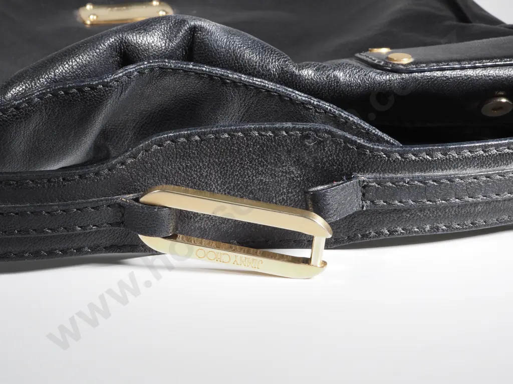 Jimmy Choo Vintage Slouch Buckle Bag - Suede Lining Image 1++